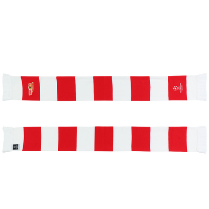 Scarf Champions League block stripes - red/white