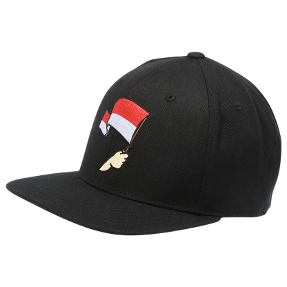 Cap flag - black