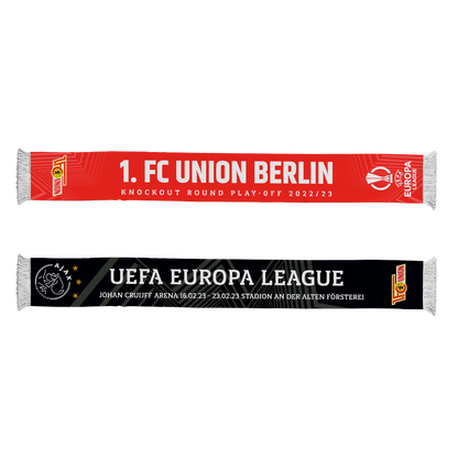 Schal UEFA EL Play-Off - rot/schwarz