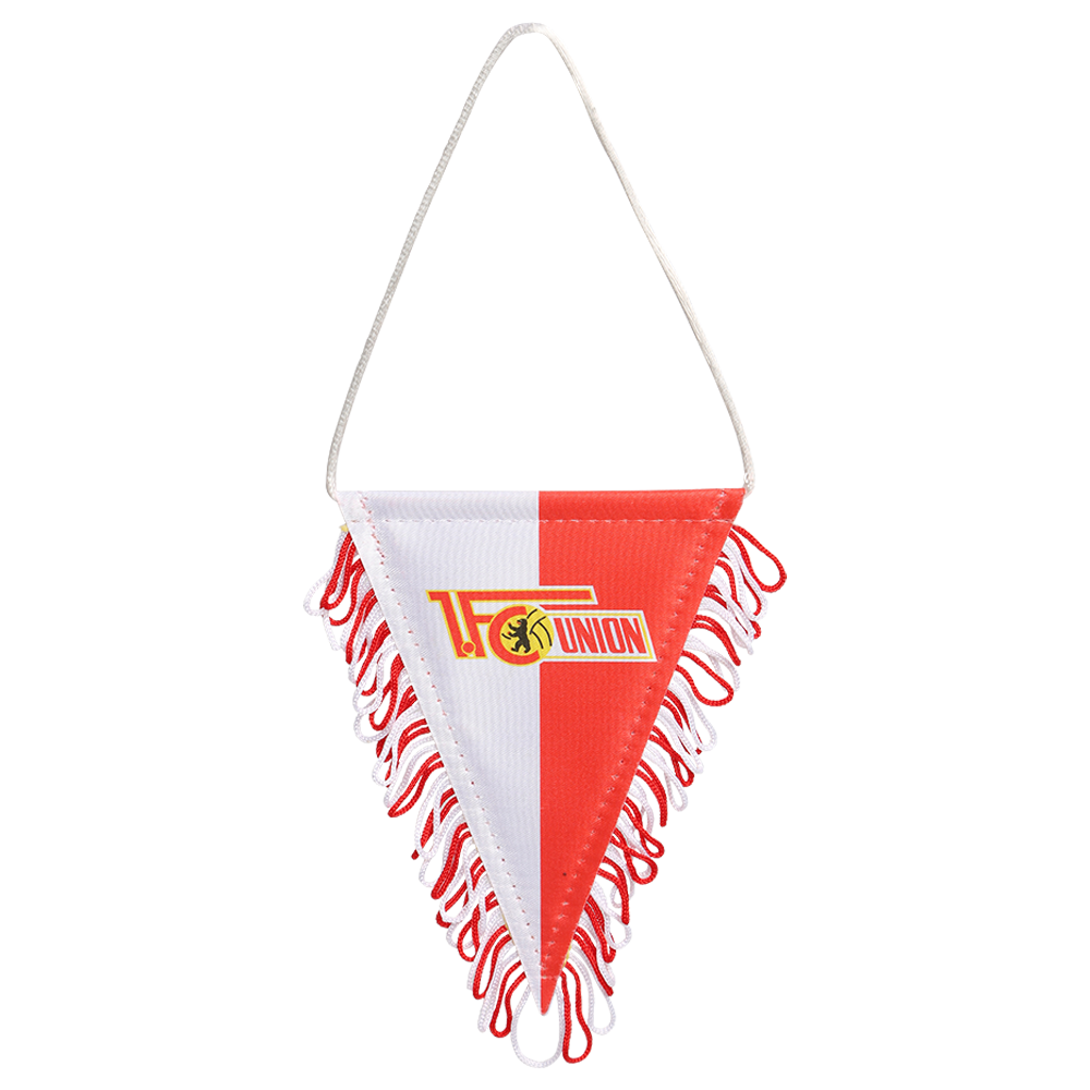 Car pennant logo - red/white