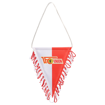 Car pennant logo - red/white