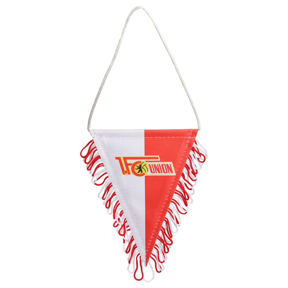 Car pennant logo - red/white