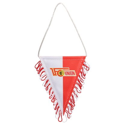 Car pennant logo - red/white