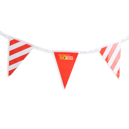 Wimpelkette - rot/weiß