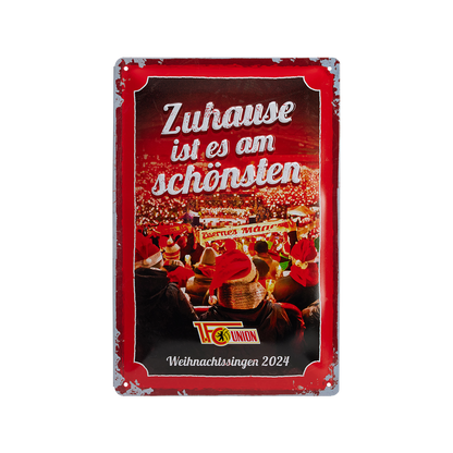 Blechschild - Weihnachtssingen