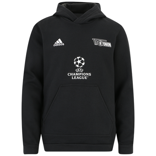 Adidas Champions League Kinder Hoodie - schwarz