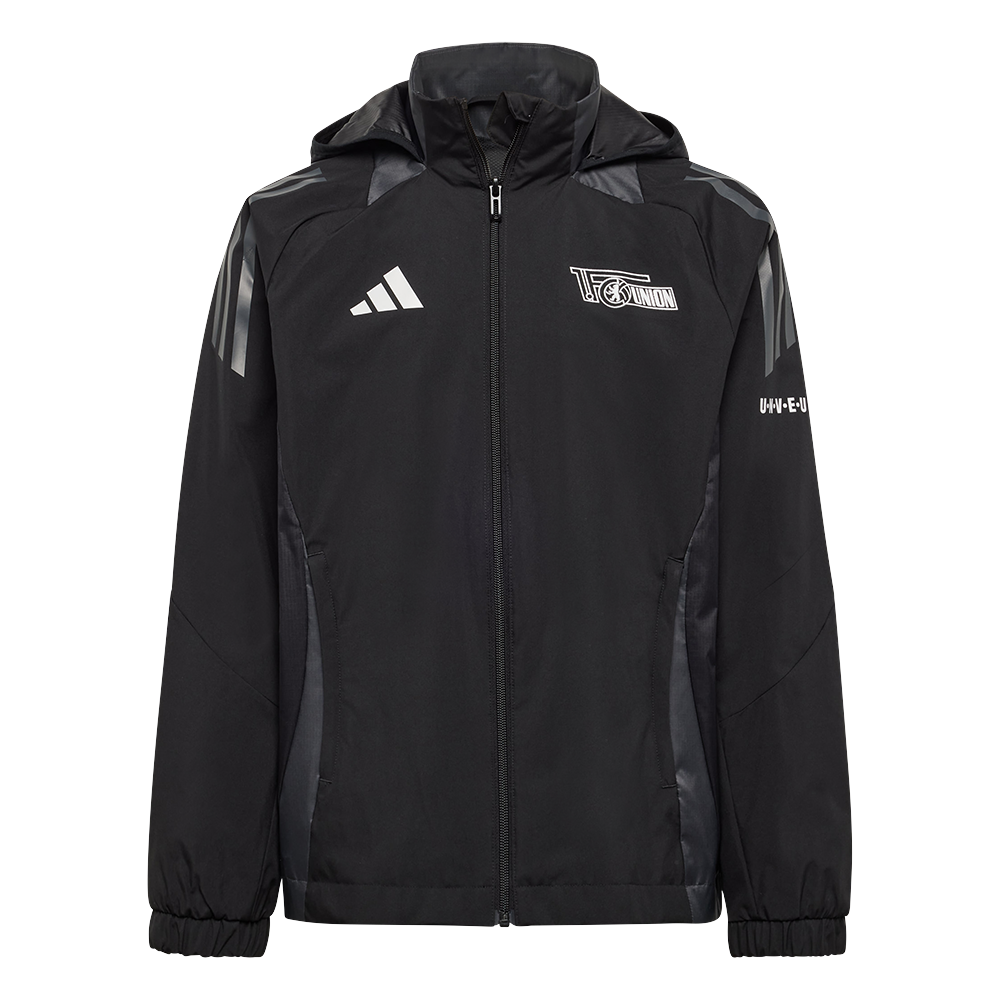Adidas kids all-weather jacket - black 24/25