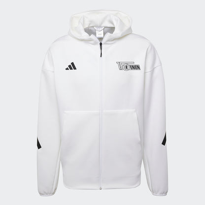 Adidas jacke grau weiß online