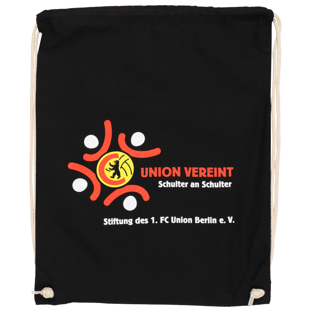 Turnbeutel Union Vereint - schwarz