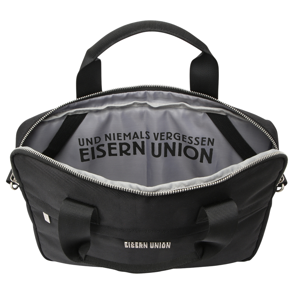 1. FC UNION BERLIN Bauchtasche – Schwarze Cross-Bag Mit Gesticktem Logo, Verstellbarer Hüftgurt, Flaschenhalter, Gepolstert 1. FC UNION BERLIN Bauchtasche – Schwarze Cross-Bag Mit Gesticktem Logo, Verstellbarer Hüftgurt, Flaschenhalter, Gepolstert