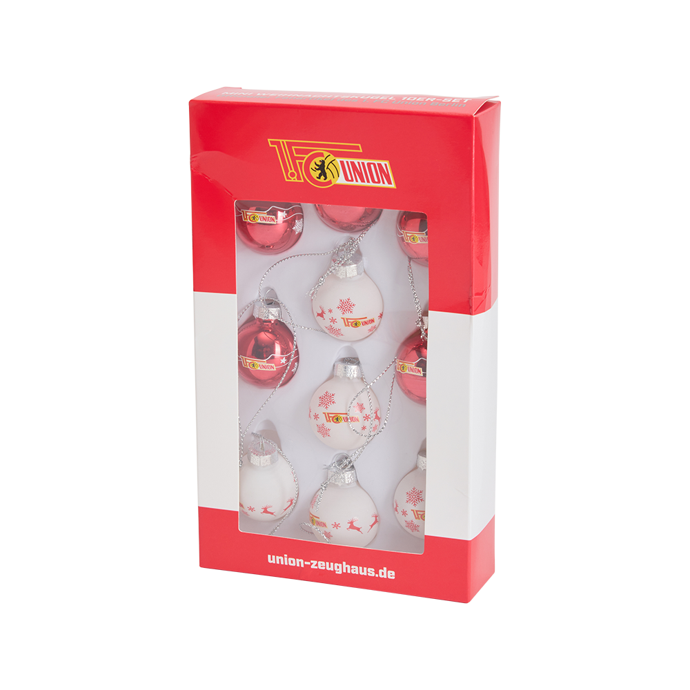 Mini Weihnachtskugel 10er-Set