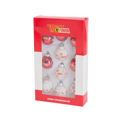 Mini Weihnachtskugel 10er-Set