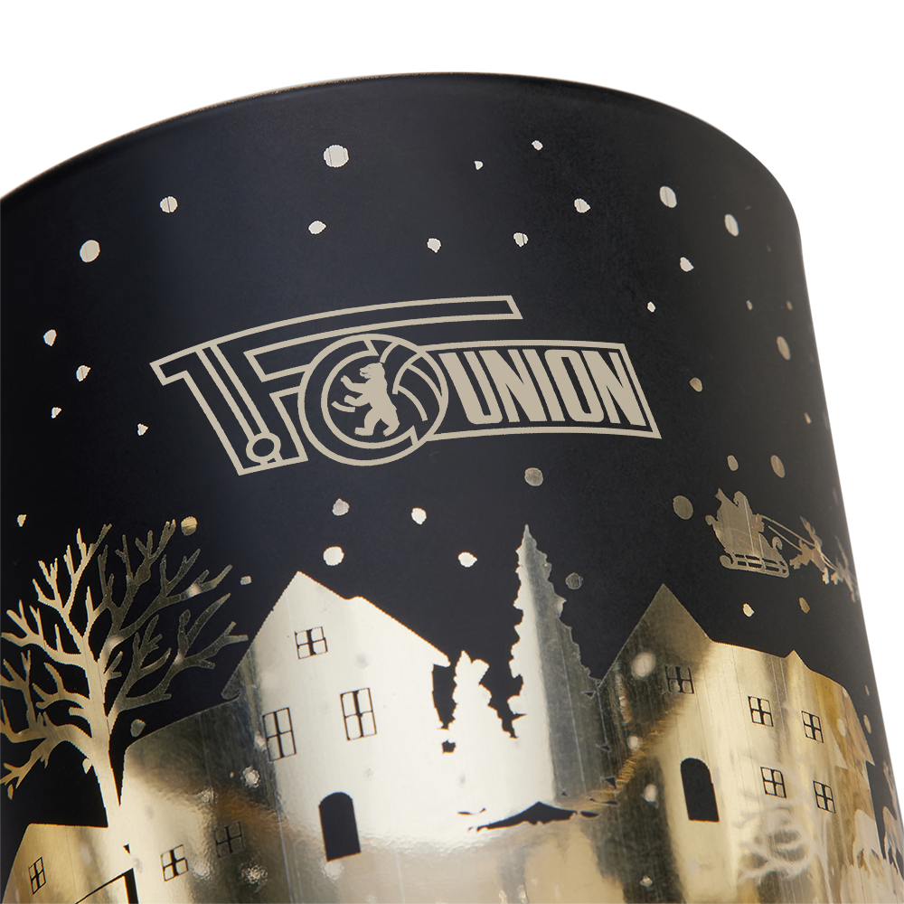 Teelichthalter 2er Set - schwarz