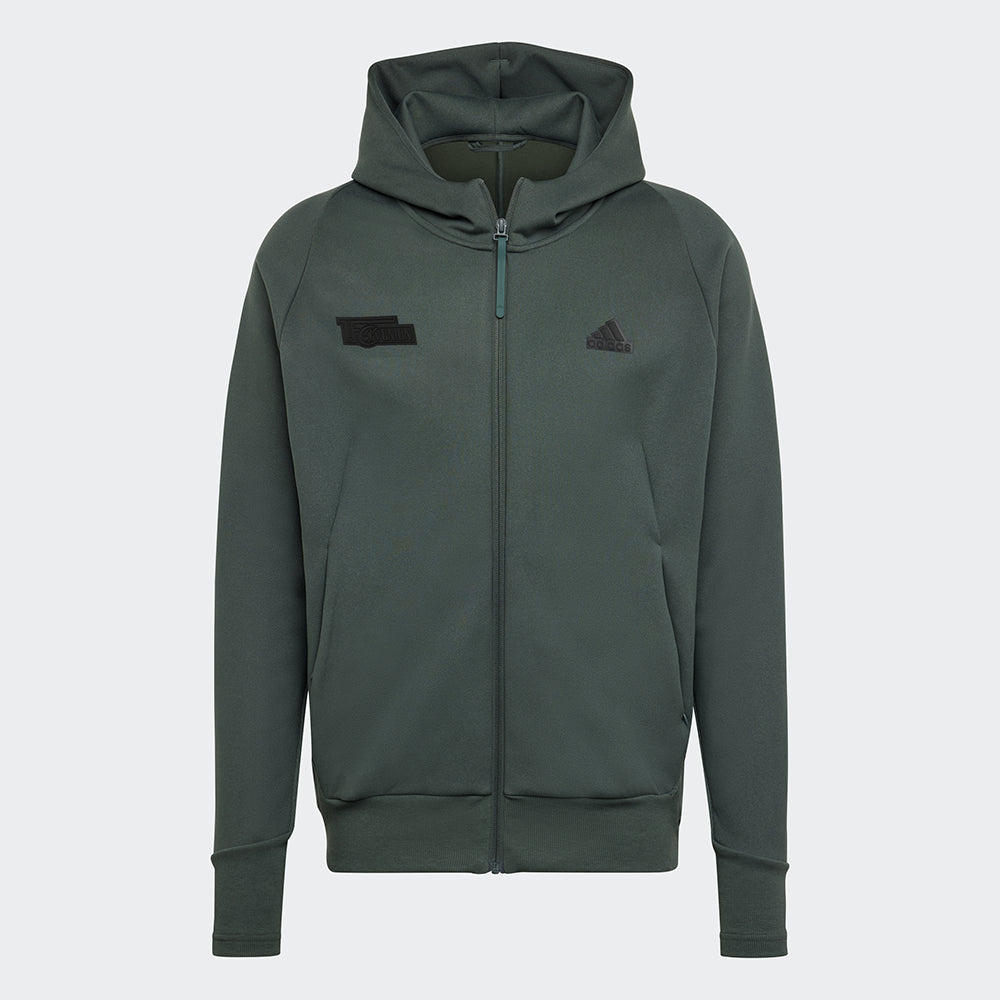 Adidas sweat jacket - green