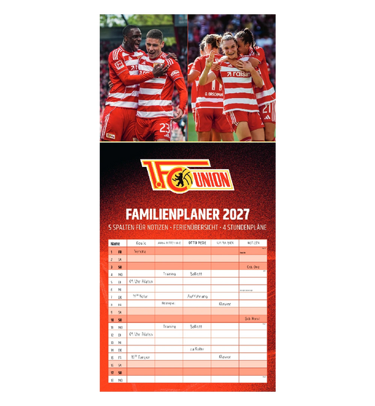 Family Calendar 2027